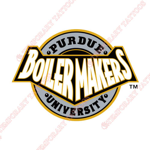 Purdue Boilermakers Customize Temporary Tattoos Stickers NO.5949